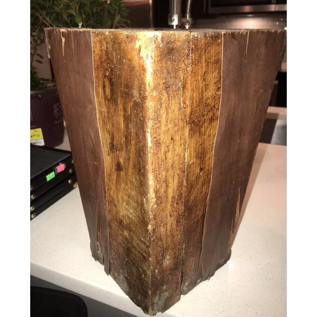 Antique 1880 Lion Billiards Pool Table Ball Return Wood Plant Stand, England For Sale - Image 12 of 13