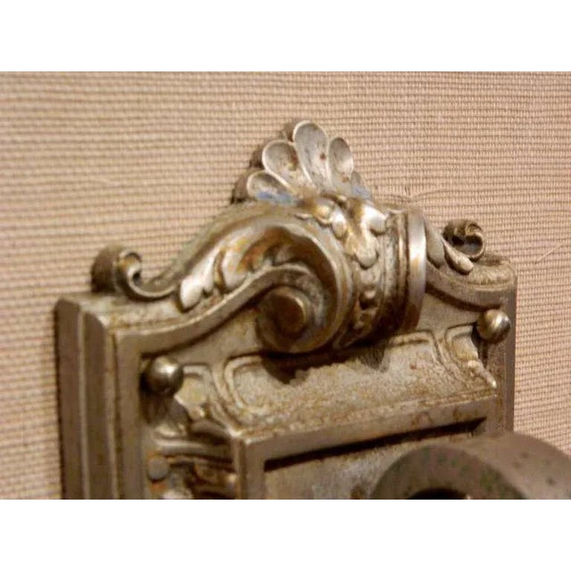 Bronze Circa 1910's Single Arm Gothic Revival Sconces Probably Caldwell - a Pair For Sale - Image 8 of 9