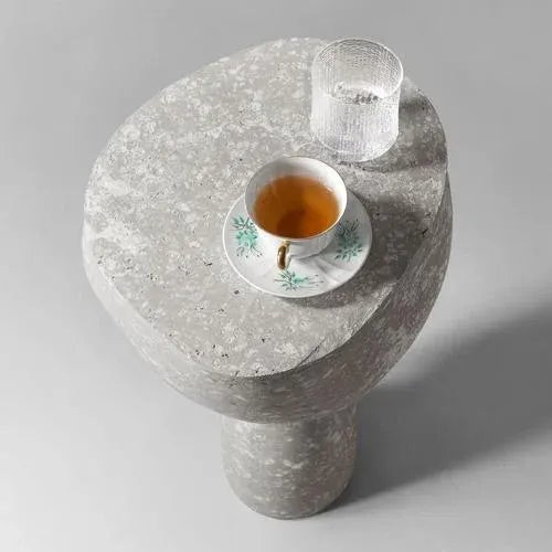 Concrete Sculptural Side Table by Donatas Žukauskas For Sale - Image 11 of 16