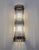 Metal Italian Murano Glass Wall Sconces in the style of Venini, 1990s, Set of 4 For Sale - Image 7 of 18