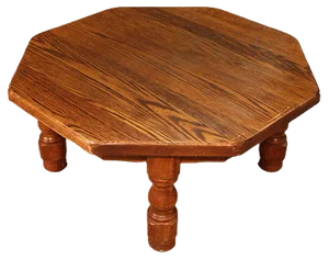 Dutch Carved Oak Coffee Table, 1960s