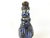 Mid-Century Moroccan Hand Painted Cobalt Ceramic Decanter with Wire Filigree Detailing, 1950s For Sale - Image 6 of 14