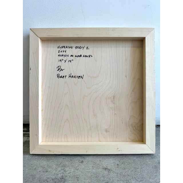 Wood Hyperion Study Acrylic Painting on Wood Panel by Bret Hansen For Sale - Image 7 of 12