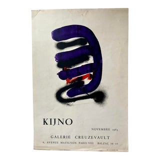 1960s Ladislas Kijno Paris Exhibition Poster For Sale