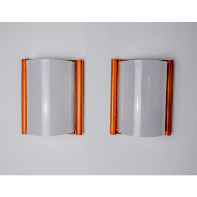 Hollywood Regency Pine and Methacrylate Wall Lights, Spain, 1980s, Set of 2 For Sale - Image 3 of 8