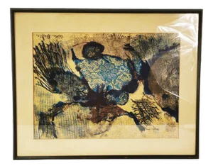 Grete Balle, Composition, 1972, Lithograph, Framed