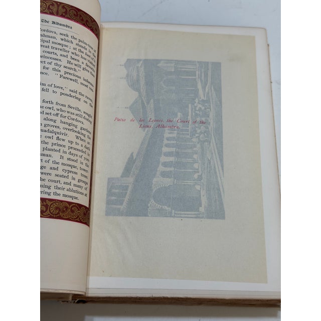 1892 Washington Irving the Alhambra Darro Edition, 2 Volumes With Original Wrappers For Sale - Image 11 of 12