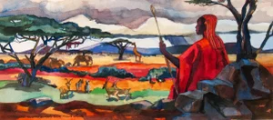 Charlotte Huntley, Looking at the Jungle, Circa 1980