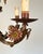 Metal Lacquered Iron Chandelier, Turin, Italy, 1960s For Sale - Image 7 of 11