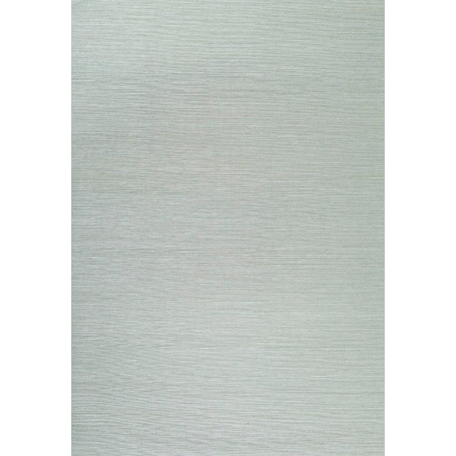 Contemporary Sample - Schumacher Haruki Sisal Wallpaper in Seaglass For Sale - Image 3 of 3