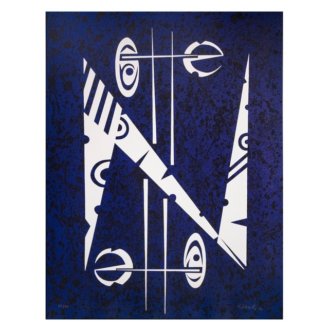 Rafael Alberti, Letter N, Original Lithograph, 1972 For Sale