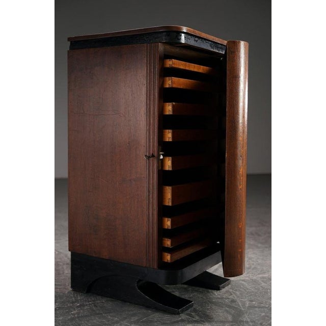 Vintage Art Deco Cabinet in Wood, 1930s For Sale - Image 10 of 17