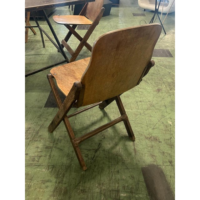Vintage US Army Folding Chairs, 1960s, Set of 4 For Sale - Image 6 of 11