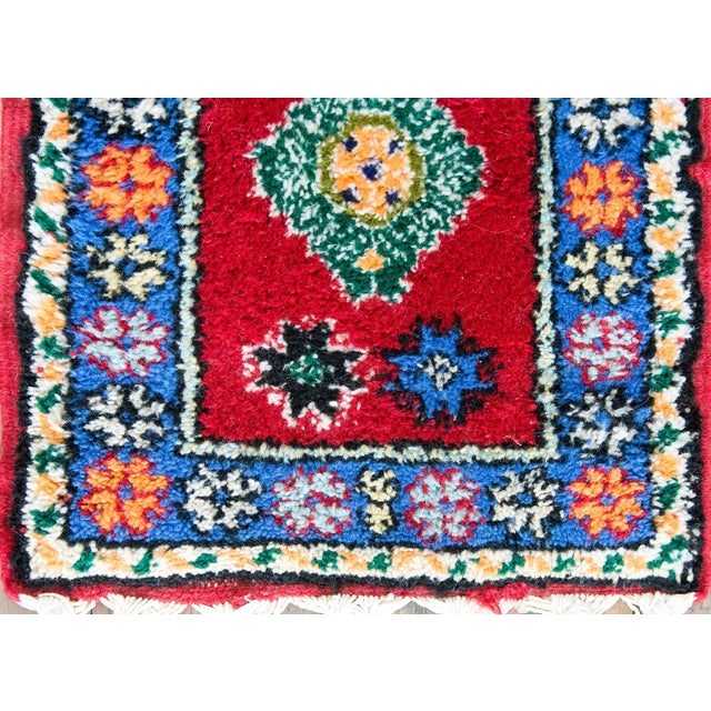 Vintage Petite Moroccan Rug For Sale - Image 4 of 15