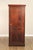 Antique Solid Oak Single Door Paneled Wardrobe For Sale - Image 11 of 18