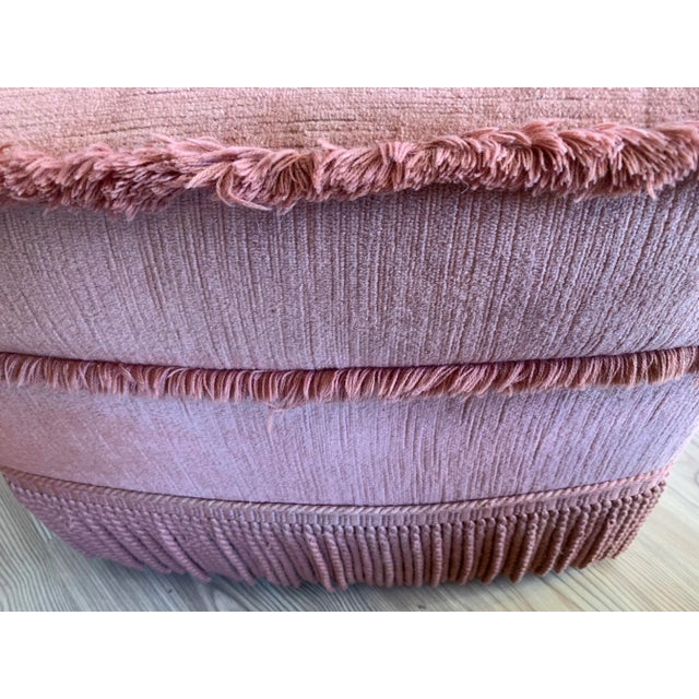 Vintage Ottoman on Wheels, 1950s For Sale - Image 11 of 13