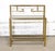 Mid 20th Century Pair of Brass & Smoked Glass Art Deco Sofa End Tables For Sale - Image 10 of 11
