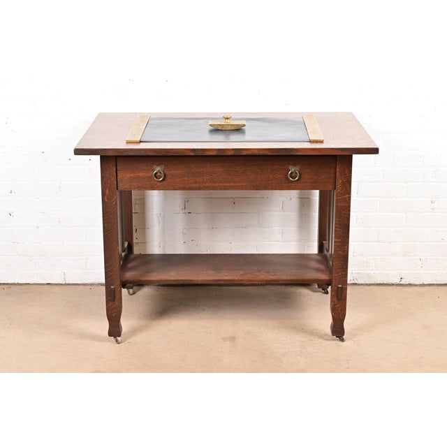 Tiffany Studios New York Zodiac Pattern Bronze Doré Rocker Blotter For Sale - Image 11 of 12