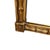 Late 20th Century Vintage Gold Tulip DesignWood Frame Wall Mirror For Sale - Image 5 of 6