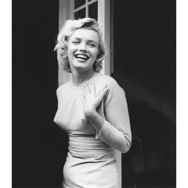 American actress Marilyn Monroe is caught in this unposed, unscripted, beautifully candid moment by the photographer. Her...