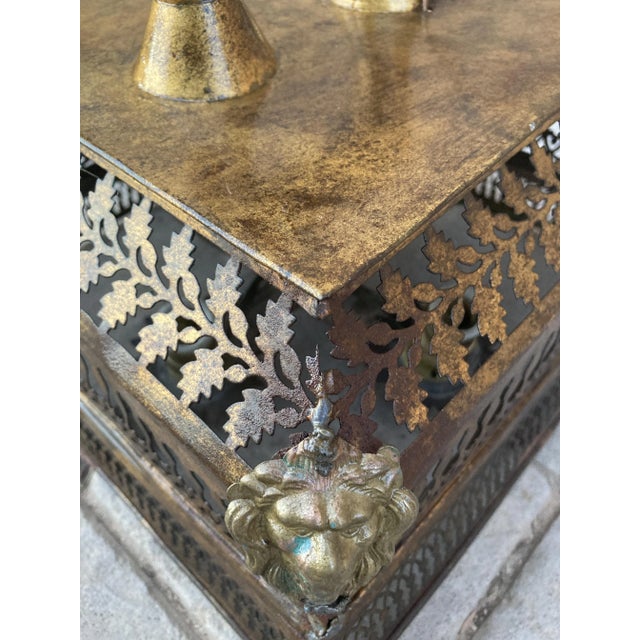 Vintage Brass Pendant Light, 1940s For Sale - Image 6 of 10