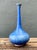 Vintage Tall Blue Ceramic Vase For Sale - Image 12 of 12