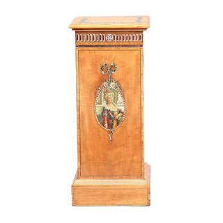 Antique Satinwood Pedestal For Sale