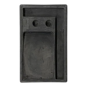 Large Oriental Asian Plain Rectangular Ink Stone Ink Well Dip Pad
