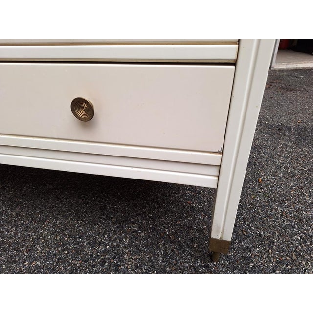 Gold White Model D154 Dresser by Carlo De Carli Rosso for Luigi Sormani, 1960s For Sale - Image 8 of 10