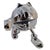 Plastic Silver Resin Pac-Man from Richard Orlinski For Sale - Image 7 of 9