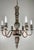 Antique European Painted Wood and Iron Six-Light Chandelier For Sale - Image 4 of 12