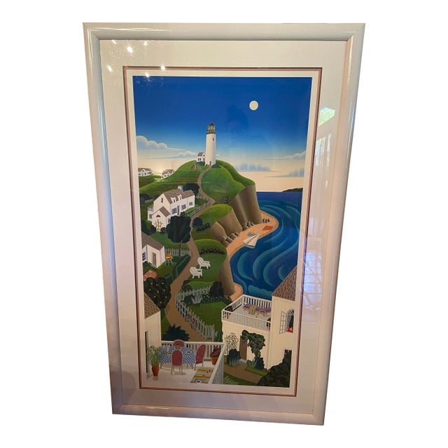 Thomas McKnight “Nantucket Lighthouse” Serigraph, Signed and Numbered For Sale