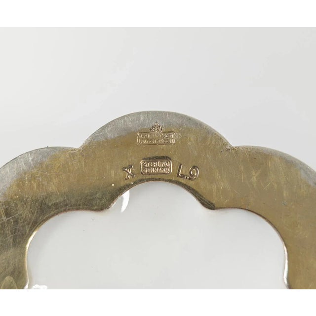 Early 20th Century Danish Royal Copenhagen Porcelain Margrethe Cup With Sterling Silver Mounts For Sale - Image 12 of 13