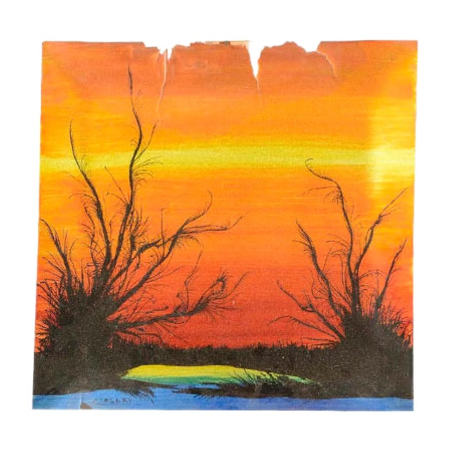 Decorative Glass Plate, Italy, 1970s For Sale