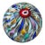 Vintage Fratelli Toso Murano Glass Paperweight Ribbon Twist Design For Sale