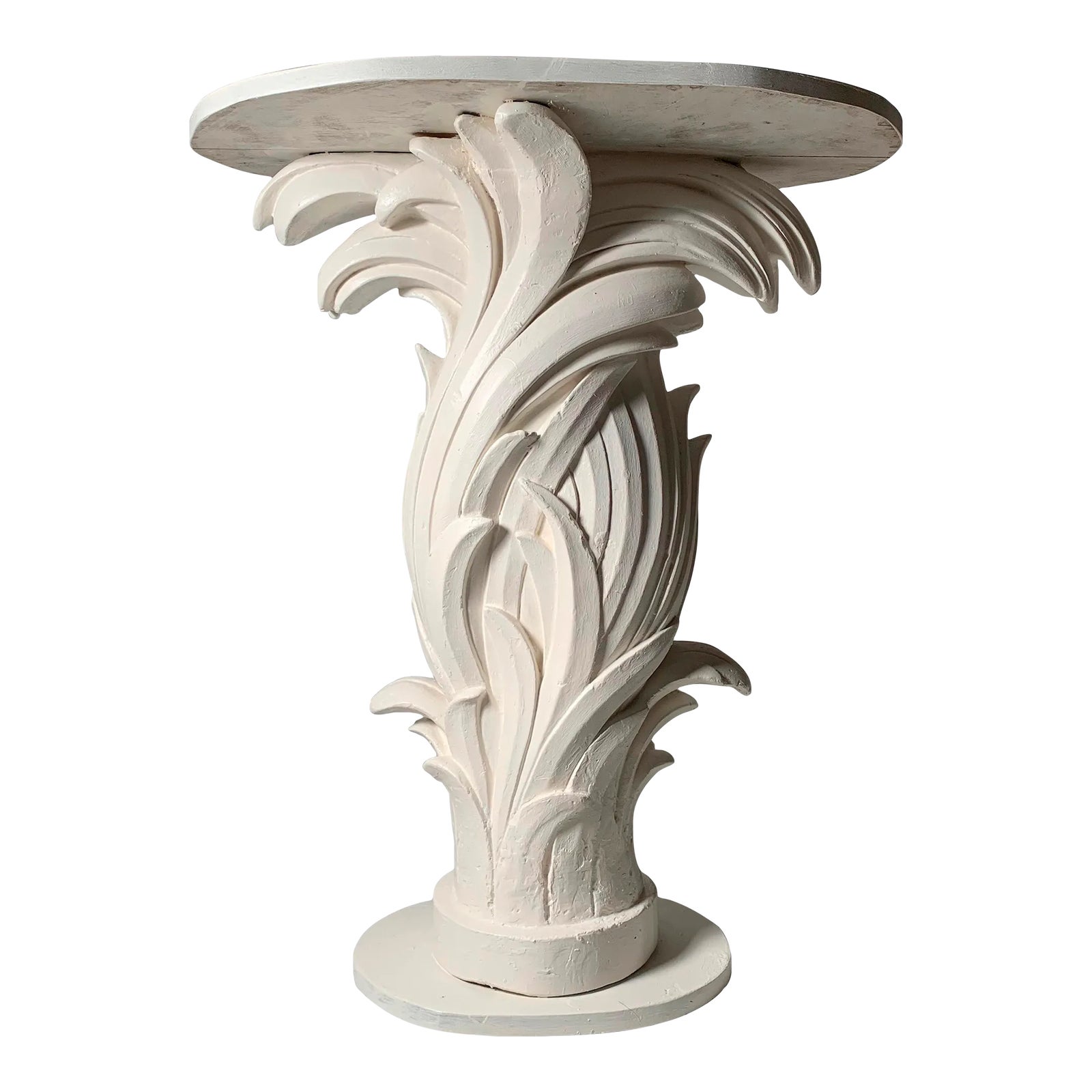 Vintage Plaster Console in manner of Serge Roche | Chairish