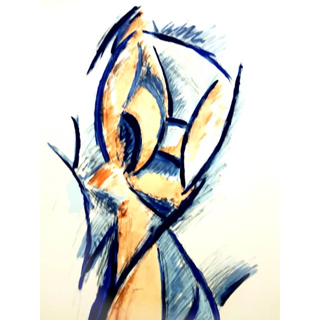 After Pablo Picasso - Woman - Pochoir Dimensions: 48.5 x 36 cm 1962 Signed in the plate Edition of 260 Daniel Jacomet,...