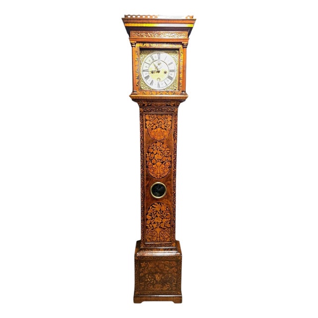 William & Mary Marquetry Longcase Clock by Joseph Windmills London, 1690 For Sale