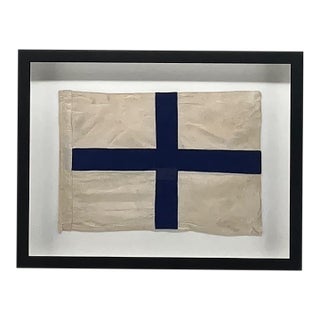 Coastal Wall Decor Letter "X" Framed Wall Art For Sale