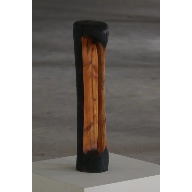 Large Wooden Sculpture by Ole Wettergren, 1990s For Sale - Image 11 of 18