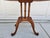 Mahogany Flip Top Side Table With Interior Storage For Sale - Image 13 of 15