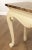 White French Provincial Style Painted Console Table with Marble Top For Sale - Image 8 of 13