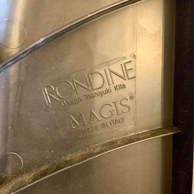 Black 1990s Rondine Folding Table & Chairs by Toshiyuyuki Kita for Magis - Set of 3 For Sale - Image 8 of 8