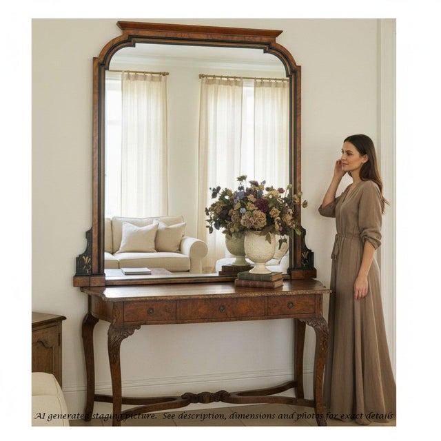 Full of authentic charm and character, this beautiful Aesthetic mirror dates to around c.1880, and is a large, rare...