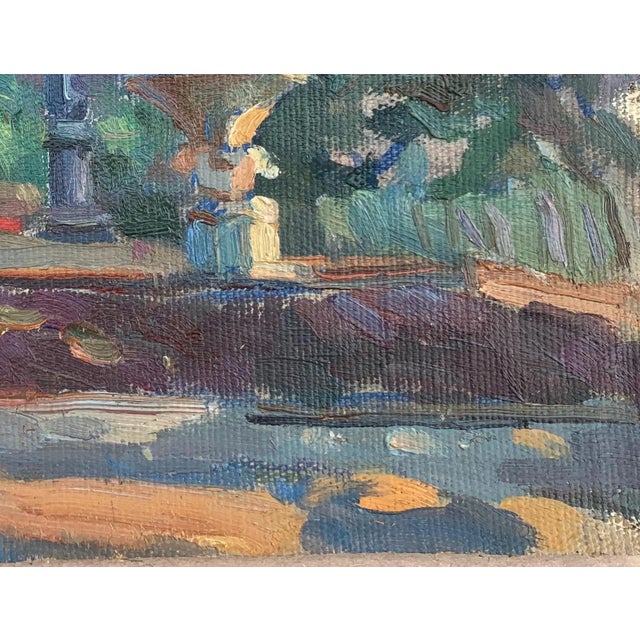 City Landscape Urban Oil Painting Original Ukrainian Artist Sokolovsky G. 18-24 1960s For Sale - Image 6 of 6