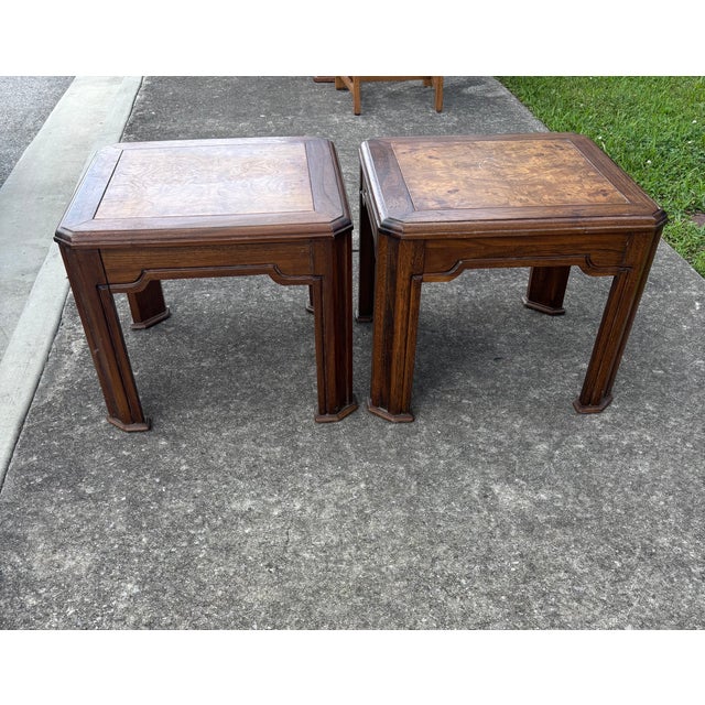 Asian 1960s Ming Style End Tables For Sale - Image 3 of 4