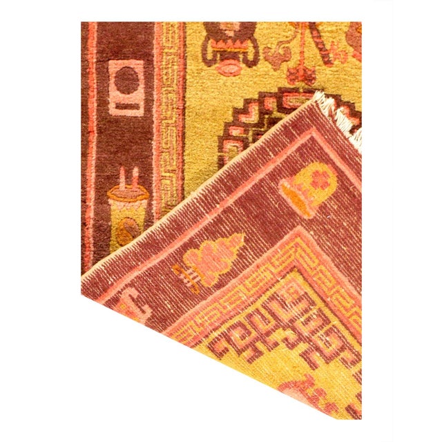 Traditional Pasargad DC Antique Chinese Art Peking Rug For Sale - Image 3 of 3