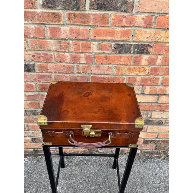 Late 19th Century Antique English Leather Cartridge Case For Sale - Image 5 of 7