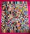 Beautiful, hand made, satin patchwork lightweight bed cover for a queen size bed. Features stunning bright colors, hot...