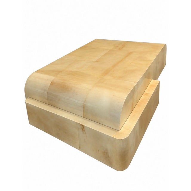 Mid-Century Modern Enrique Garcel for Jimeco Goatskin Coffee Table, Colombia 1970 For Sale - Image 3 of 9